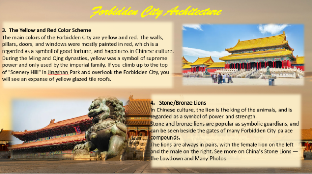 分享会上介绍中国著名建筑故宫和苏州园林截图